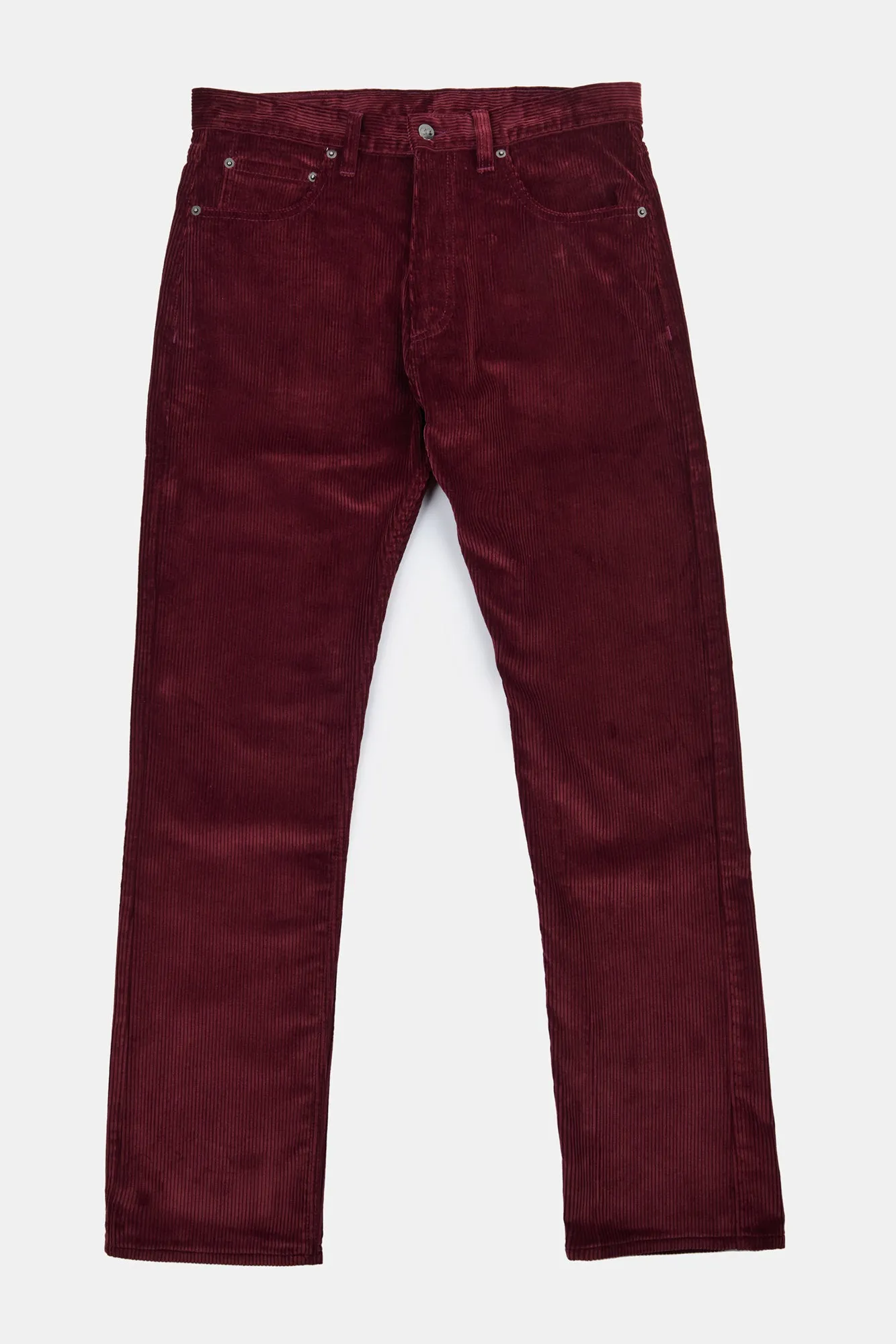 5 Pocket Corduroy Jean - Burgundy