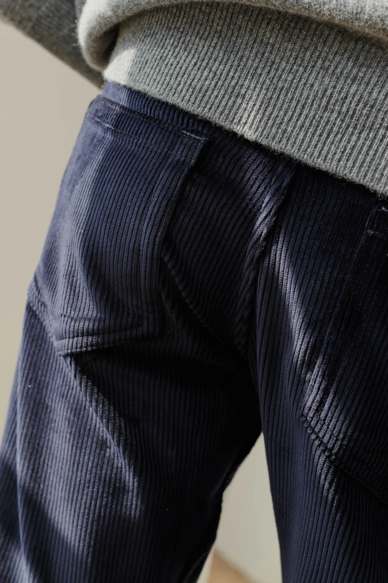 5 Pocket Corduroy Jean - Navy