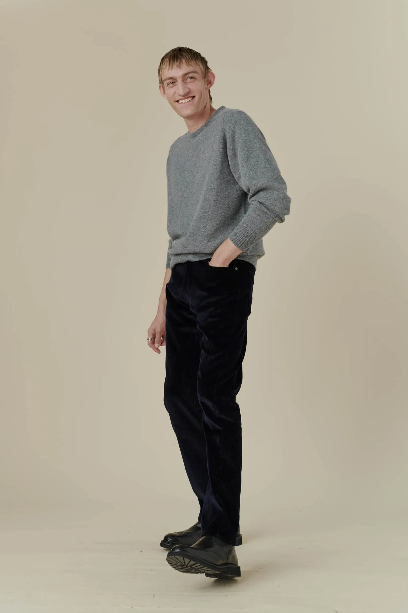 5 Pocket Corduroy Jean - Navy