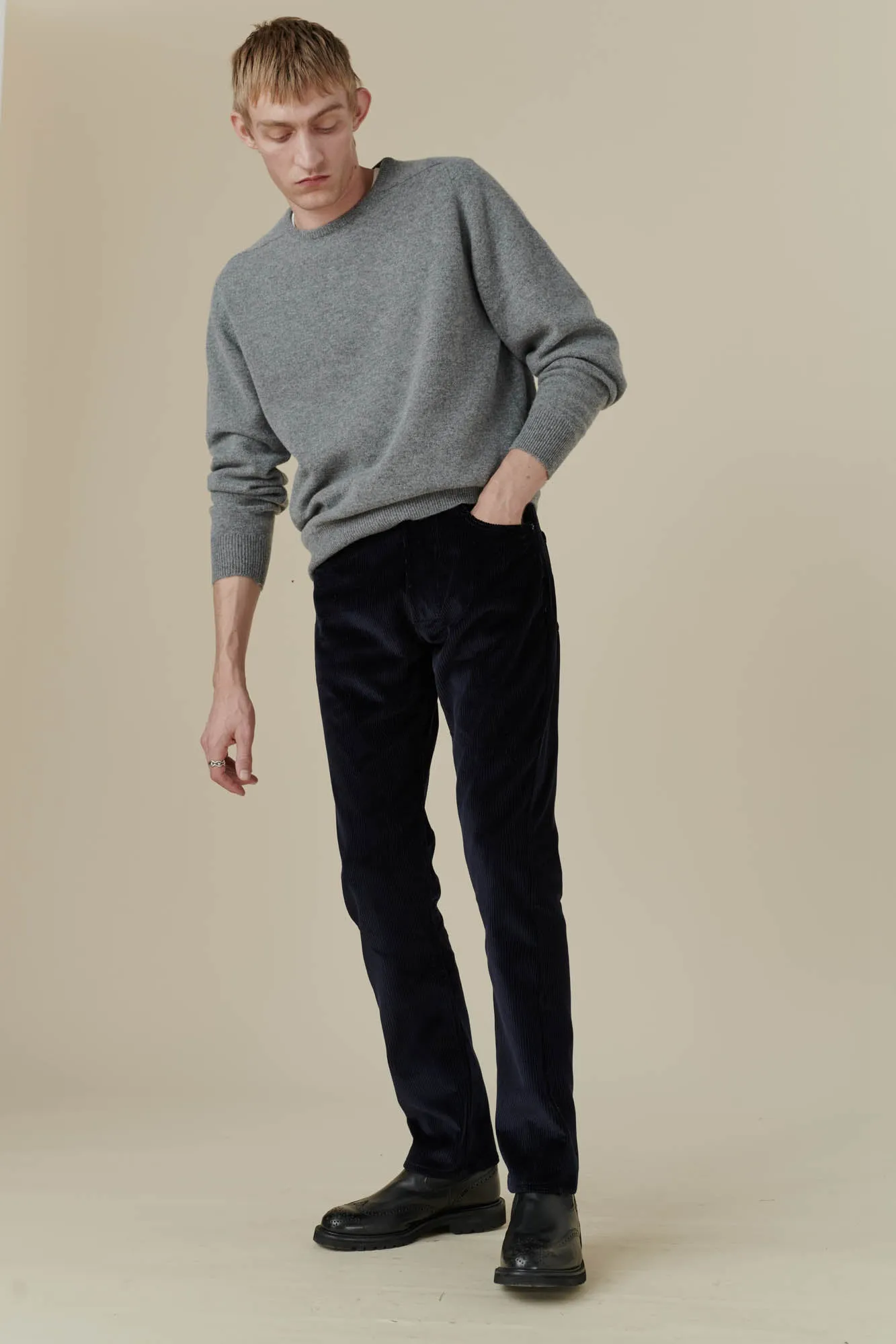 5 Pocket Corduroy Jean - Navy