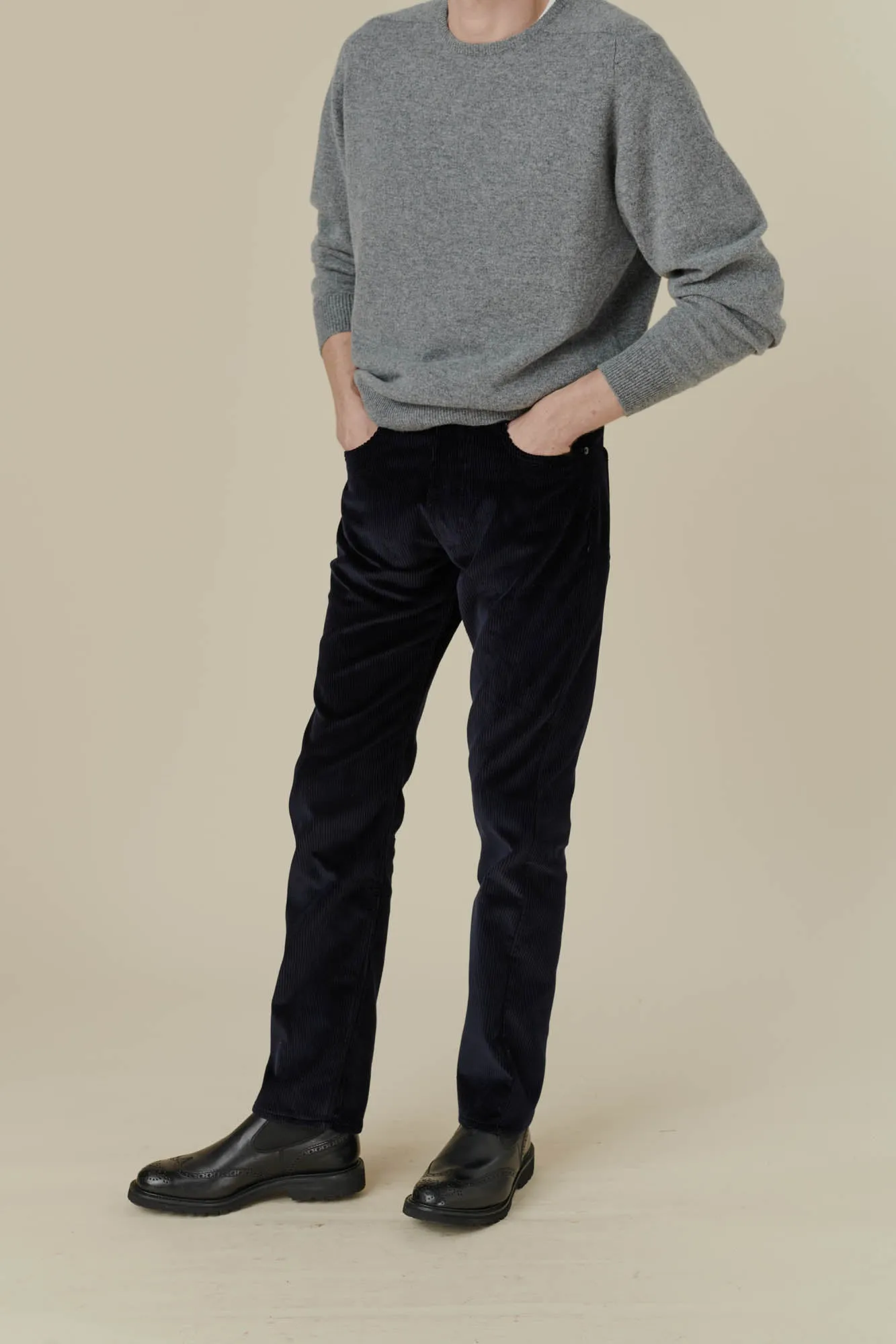 5 Pocket Corduroy Jean - Navy