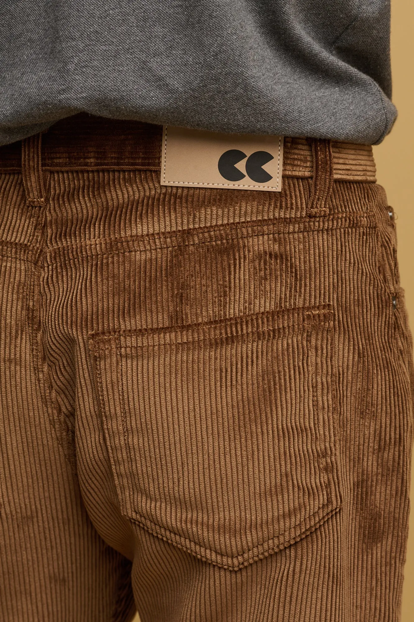 5 Pocket Corduroy Jean - Tan