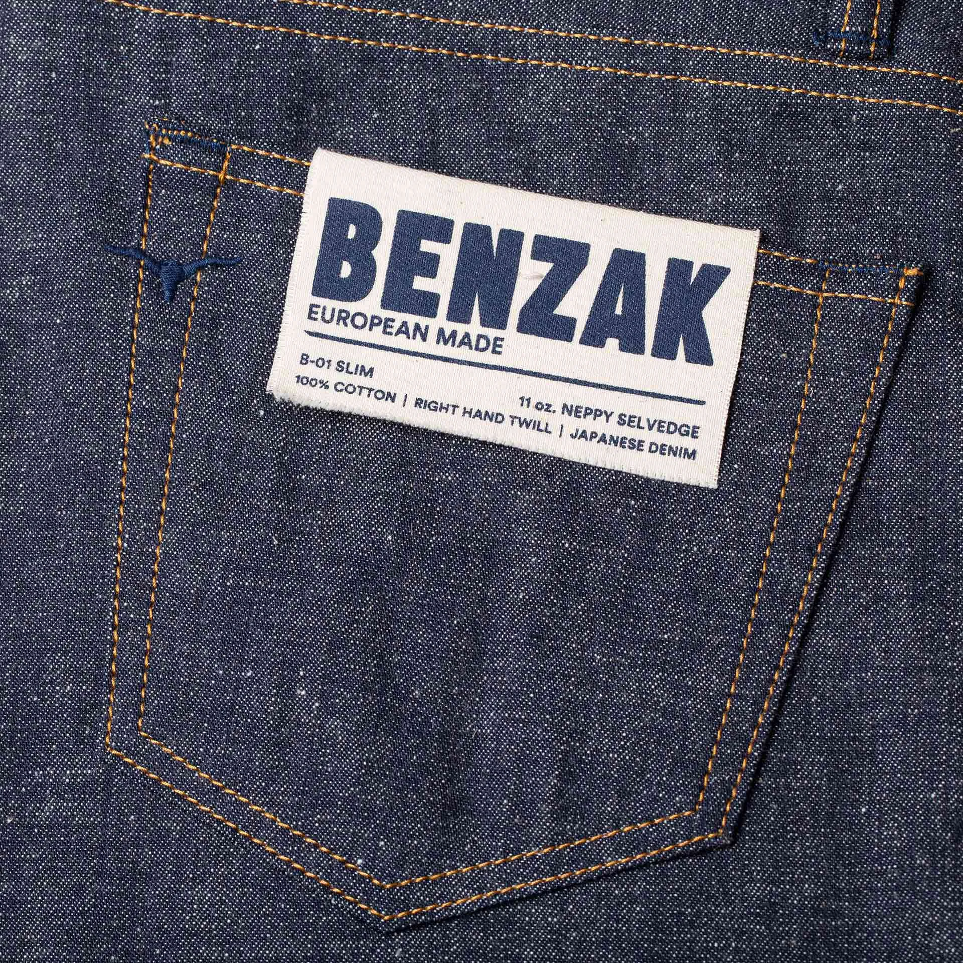 B-01 SLIM TAPERED 11 oz. neppy selvedge