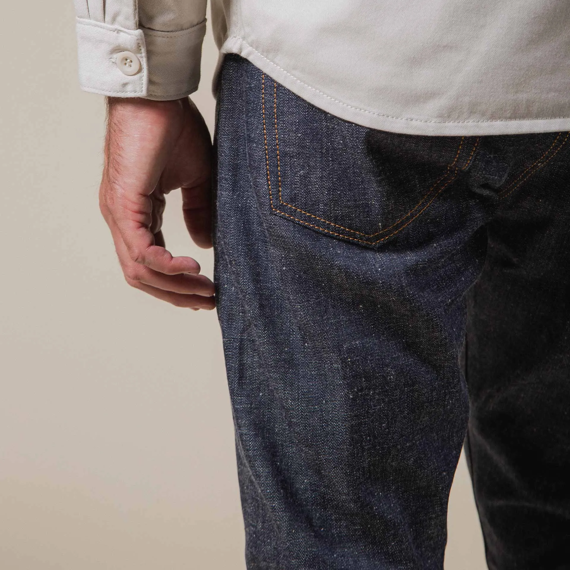 B-01 SLIM TAPERED 11 oz. neppy selvedge