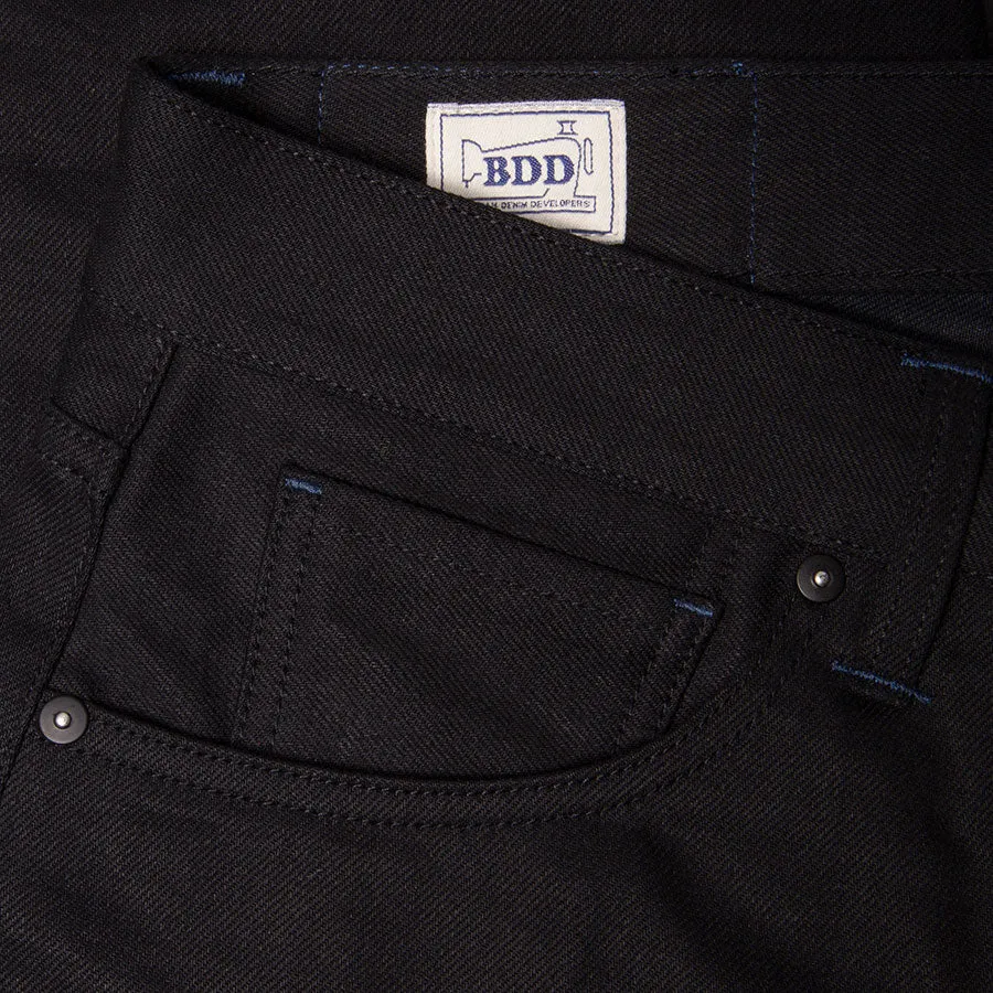 B-01 SLIM TAPERED 13 oz. black selvedge