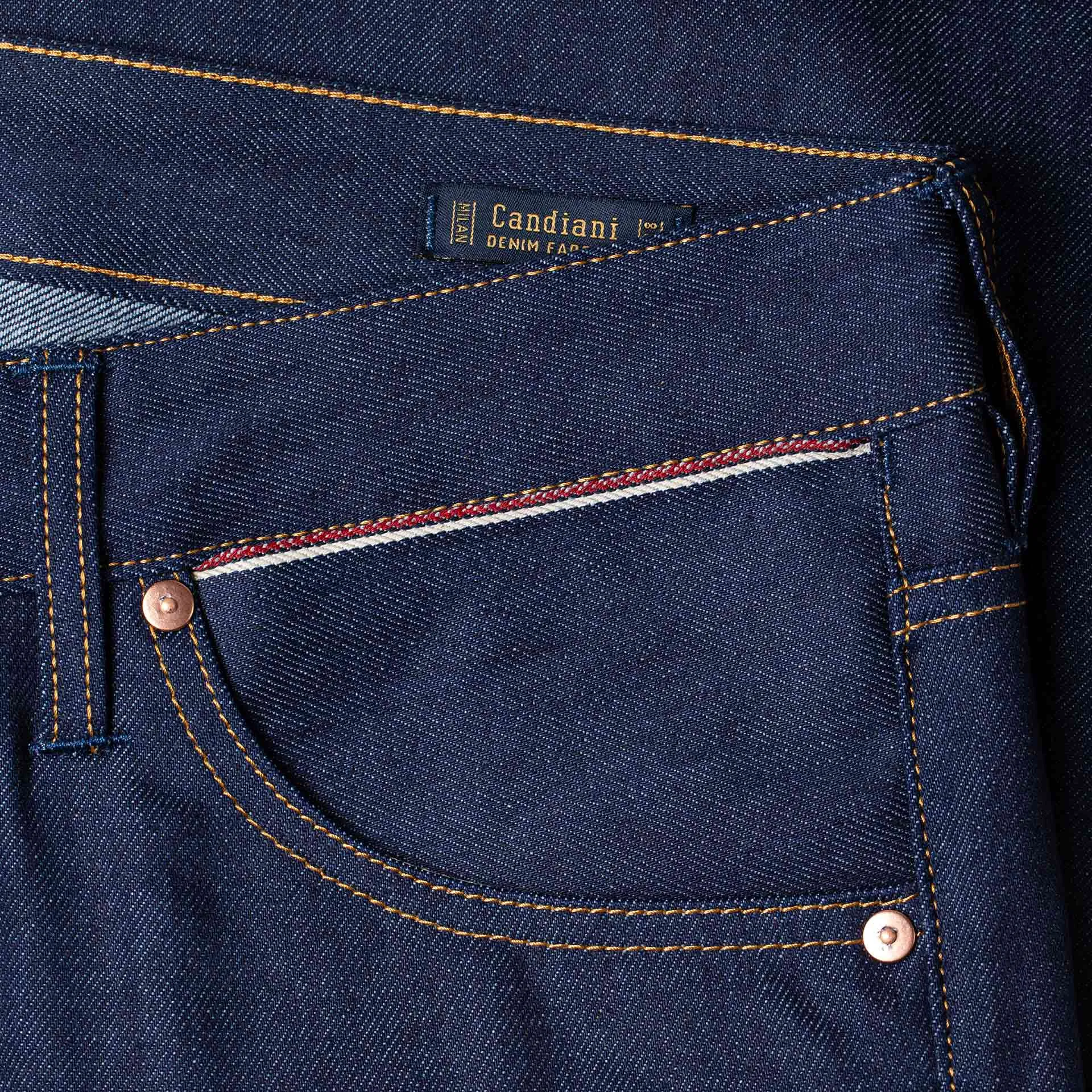 B-01 SLIM TAPERED 13 oz. indigo eco selvedge