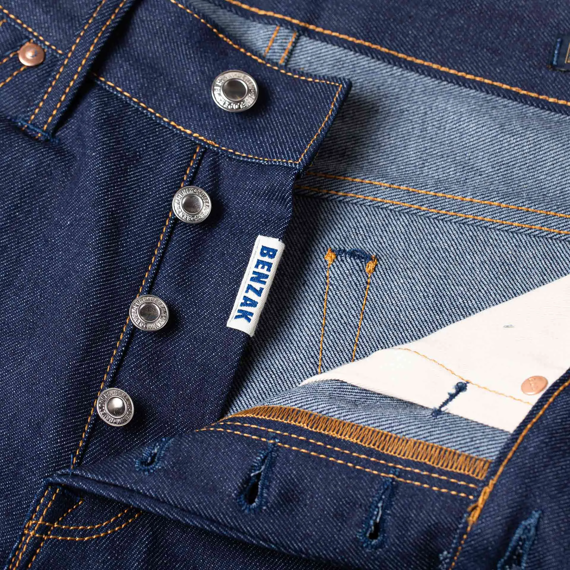 B-01 SLIM TAPERED 13 oz. indigo eco selvedge
