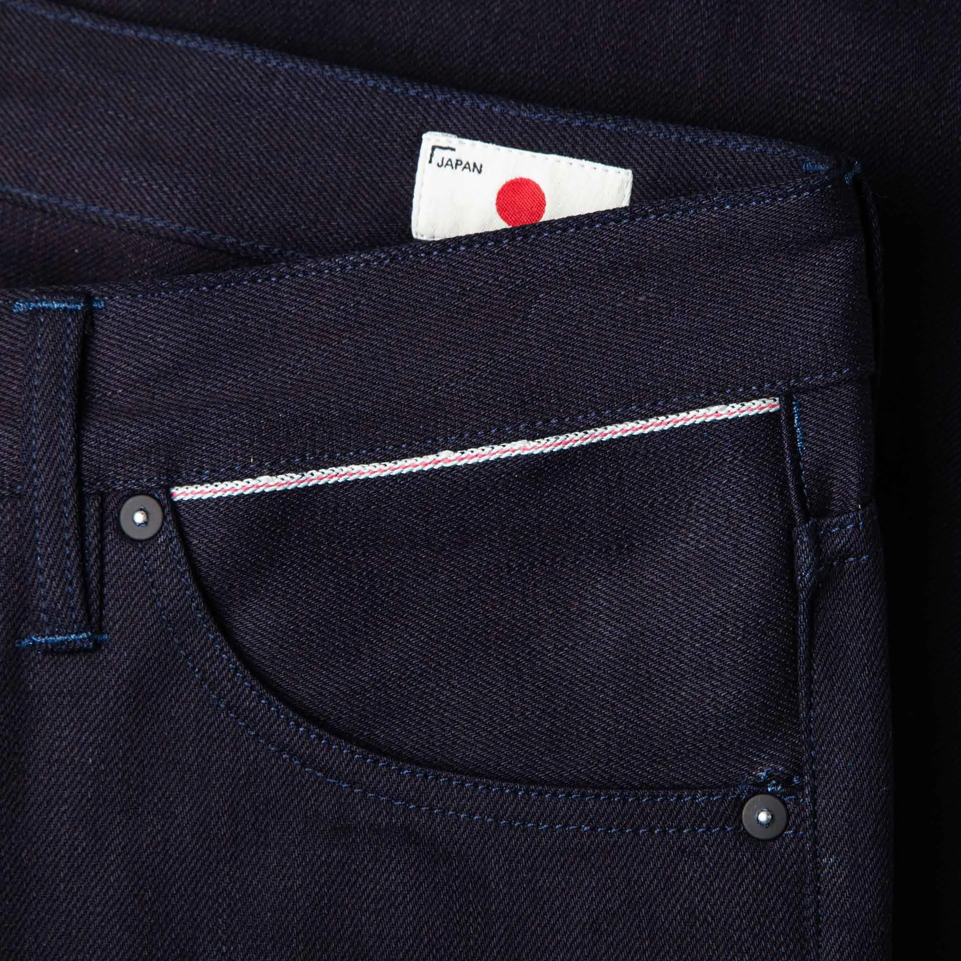 B-01 SLIM TAPERED 14 oz. double indigo selvedge