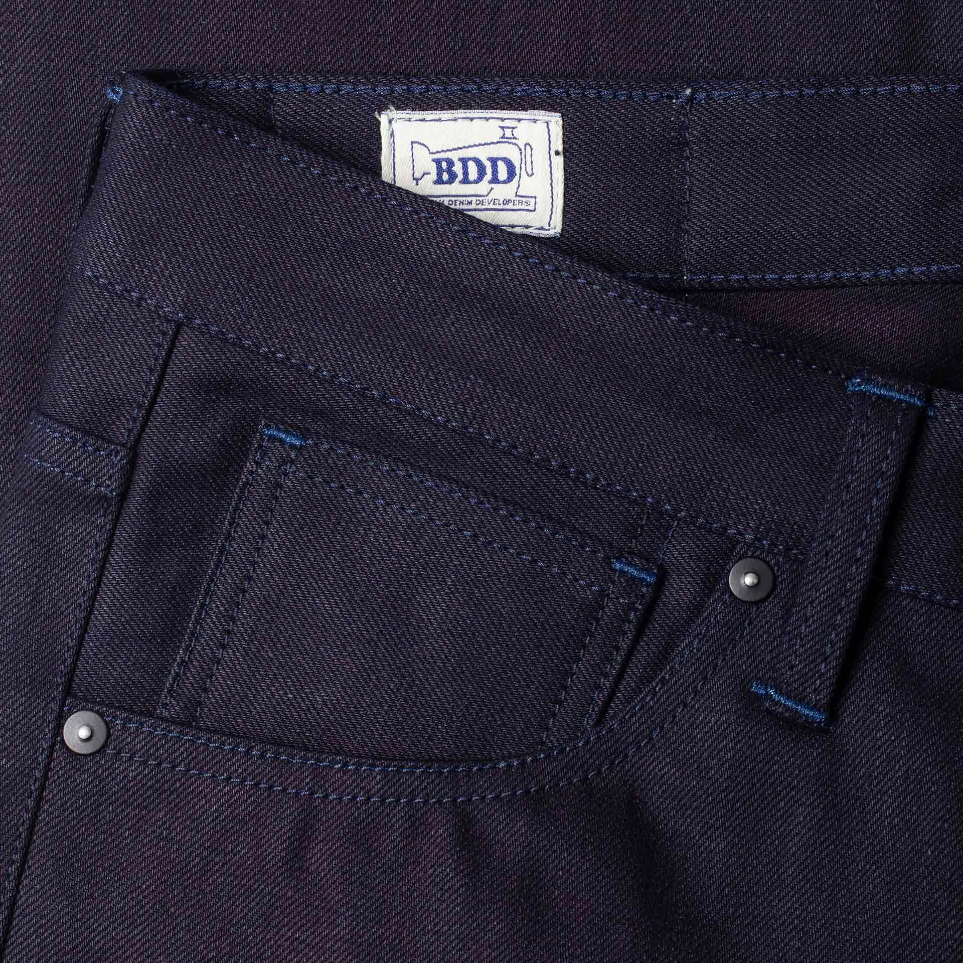 B-01 SLIM TAPERED 14 oz. double indigo selvedge