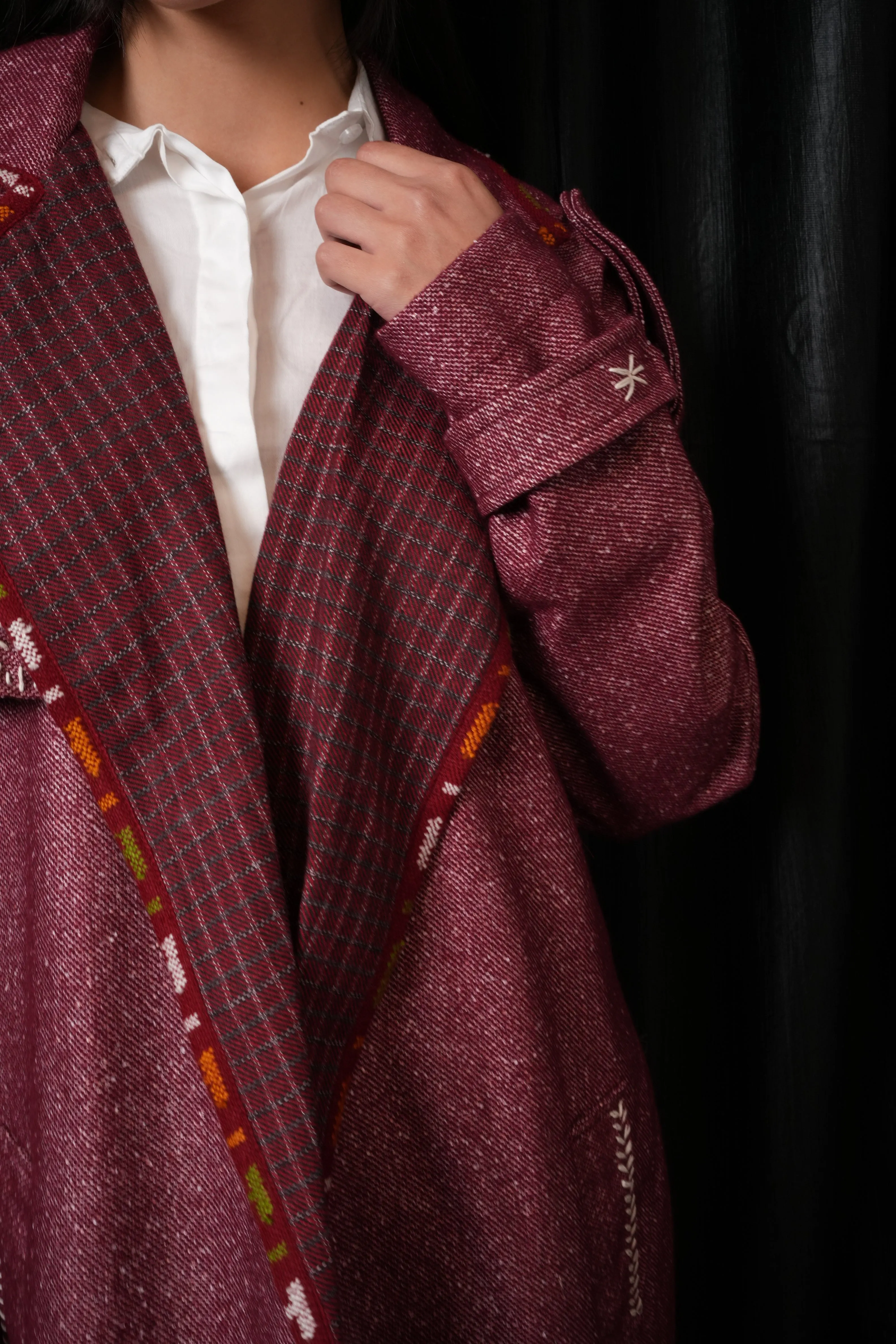 Boho Trench Coat