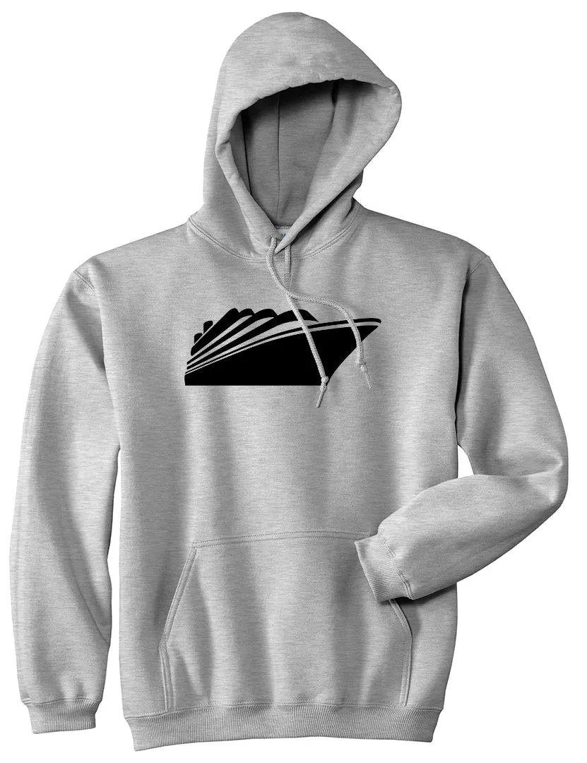 Cruise Ship Mens Pullover Hoodie