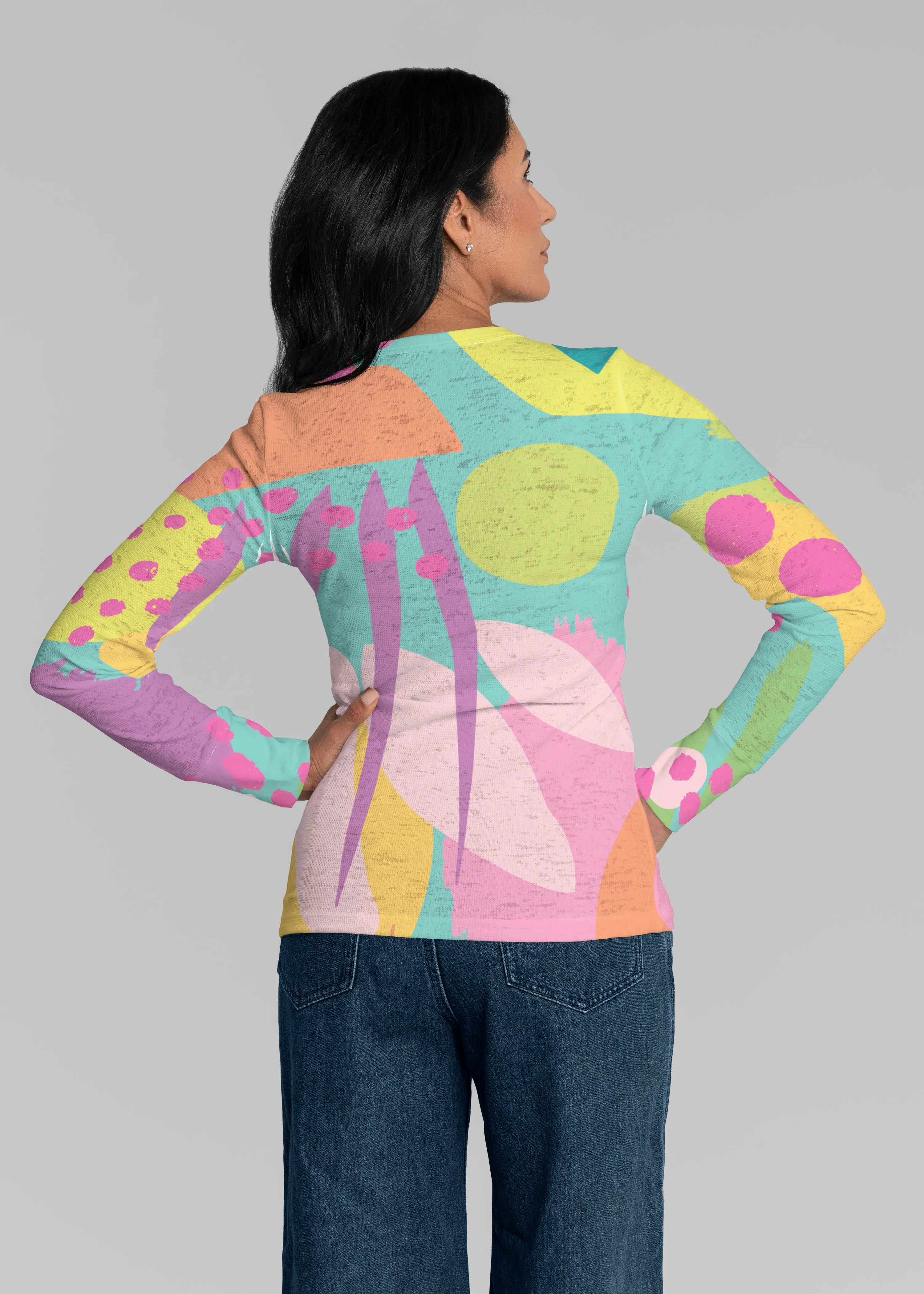 Gloria (14310) ~ Thermal Long Sleeve Crew Shirt