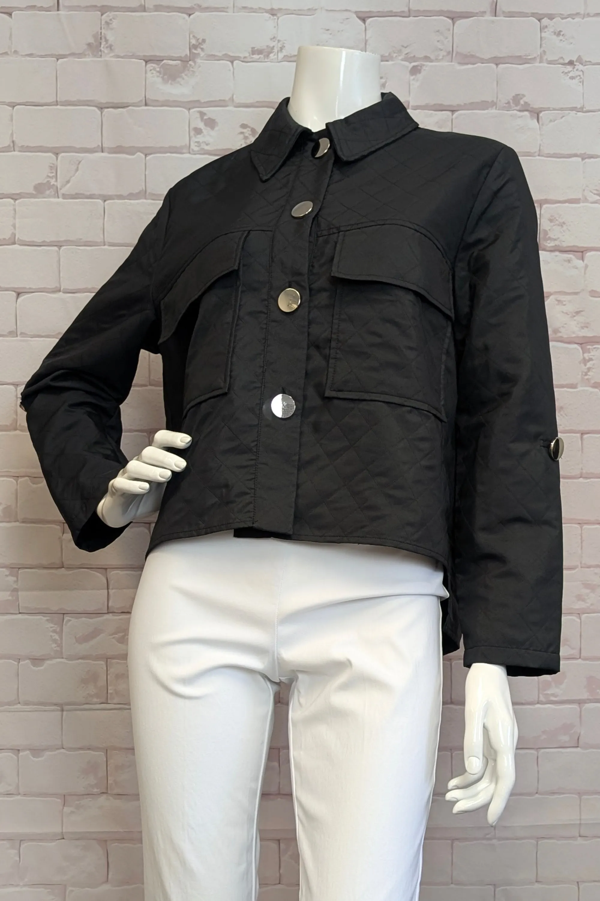 LONG SLEEVE QUILTED JACKET
