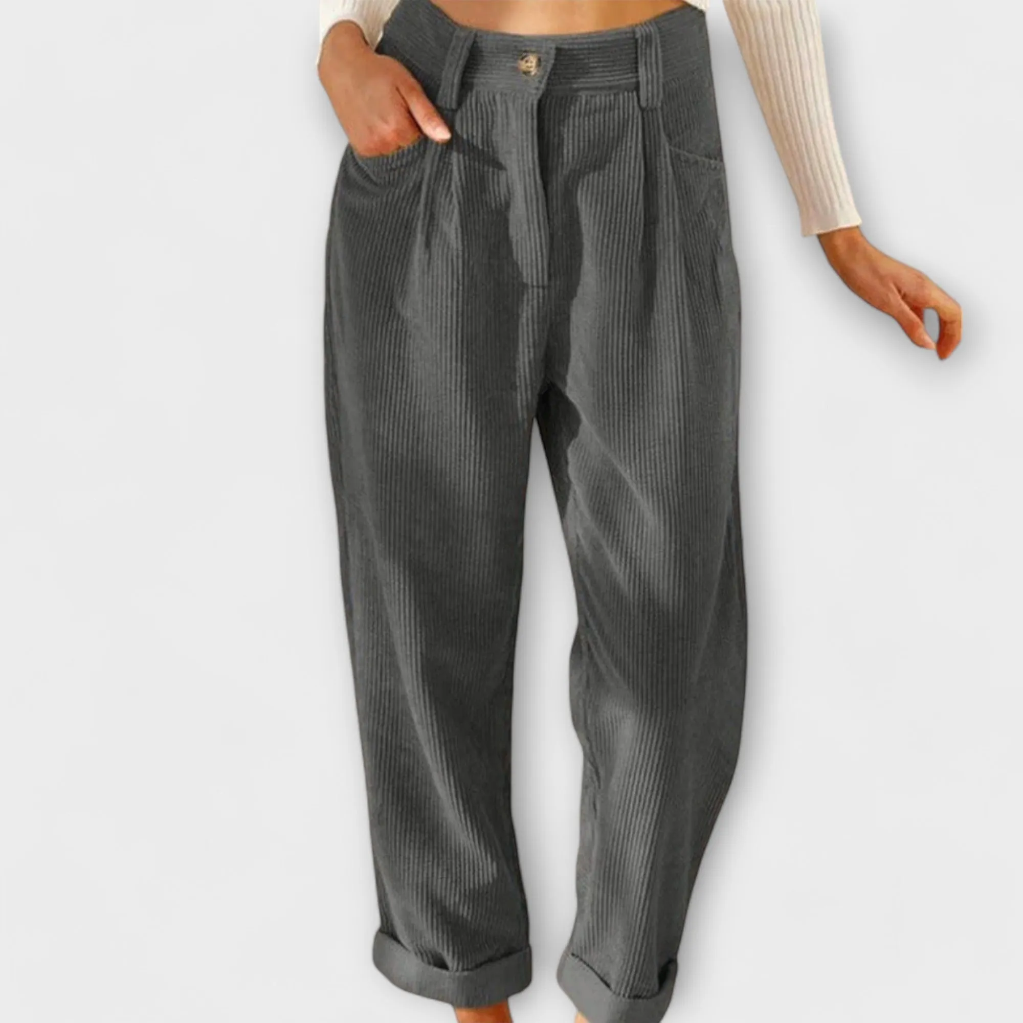 Malia Loose Corduroy Trousers