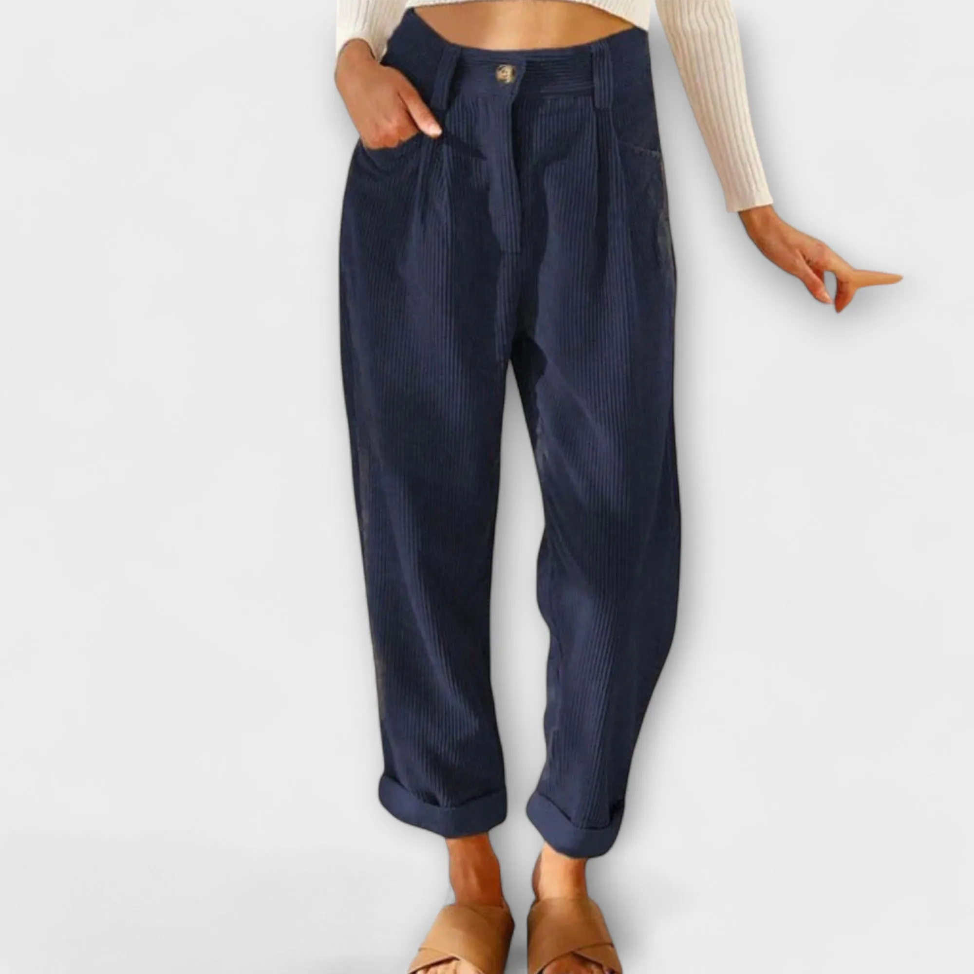 Malia Loose Corduroy Trousers