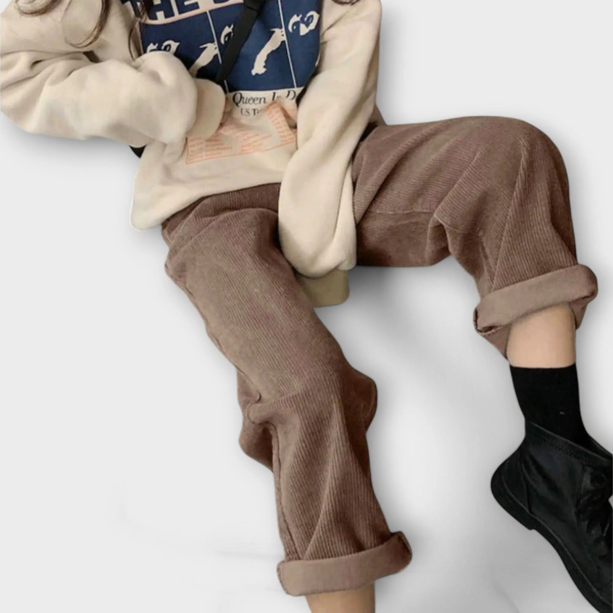 Malia Loose Corduroy Trousers