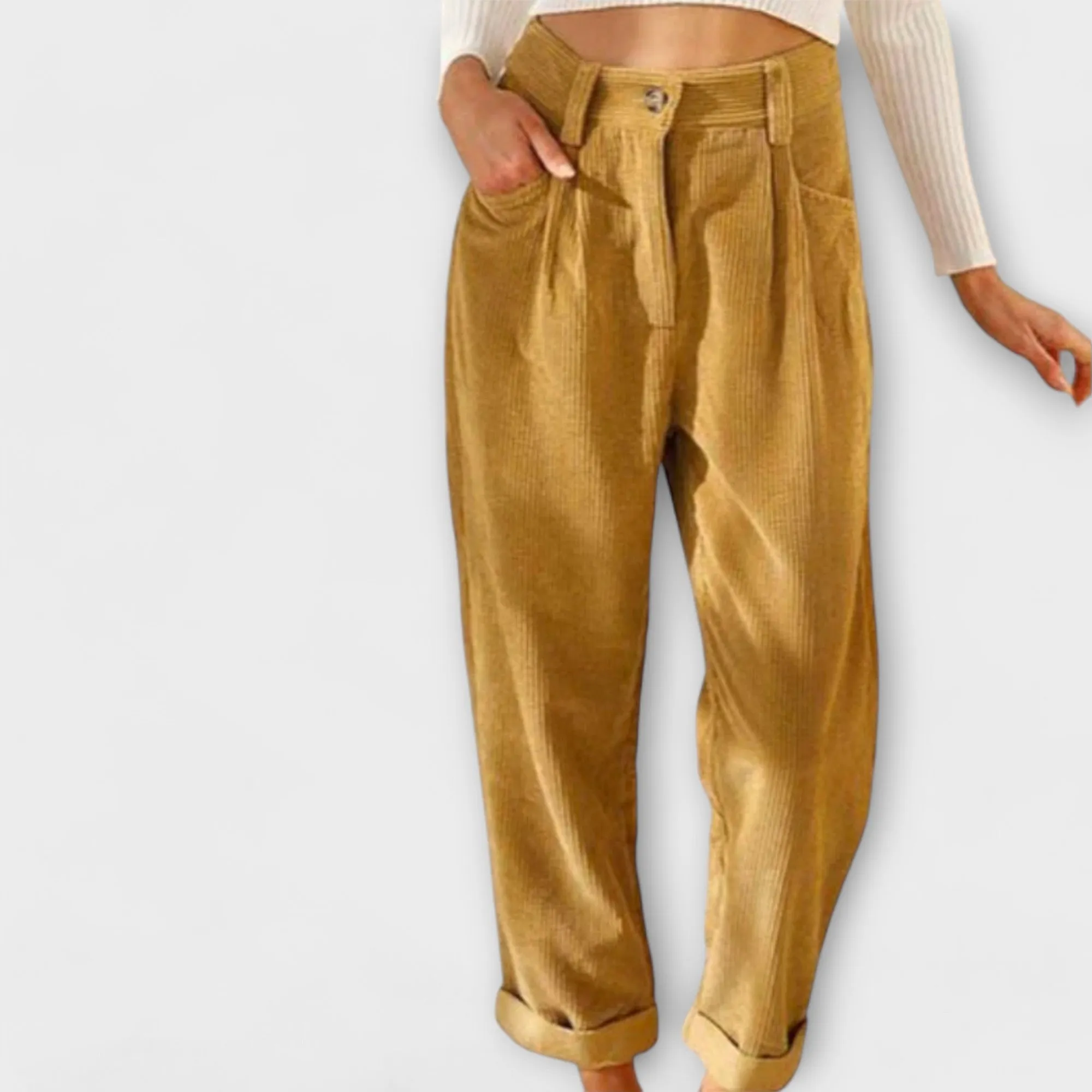 Malia Loose Corduroy Trousers