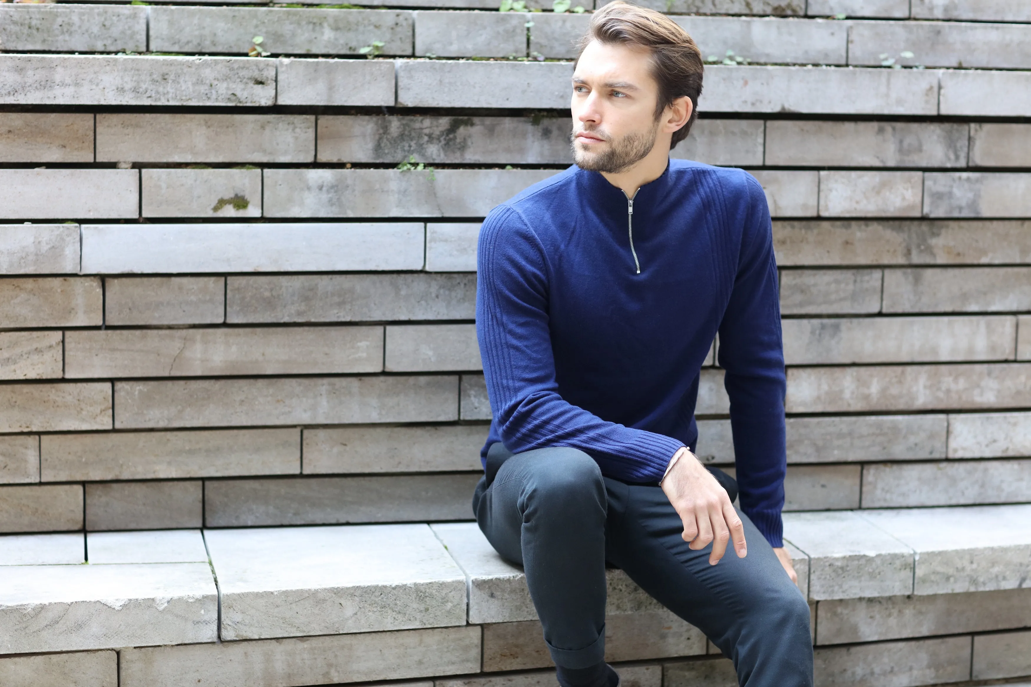 Men's Merino Half-Zip Pullover