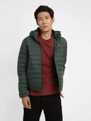 Men's Quilted Hooded Jacket
