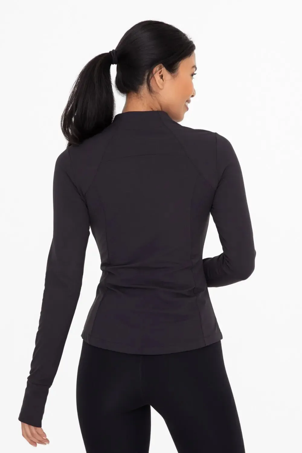 Mono B Fleece-Lined Slim Fit Active Jacket  Warmth, Style & Performance for Cold-Weather Workouts and Layering