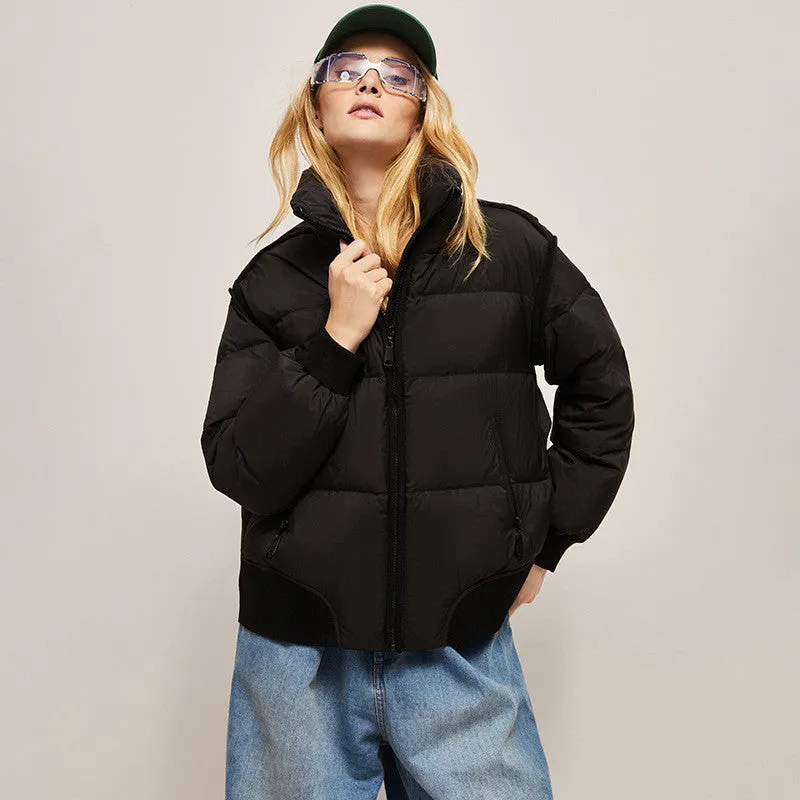 New Winter Stand Collar Fashion Coat Thick