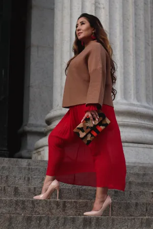 Oversized Mock Neck Pullover