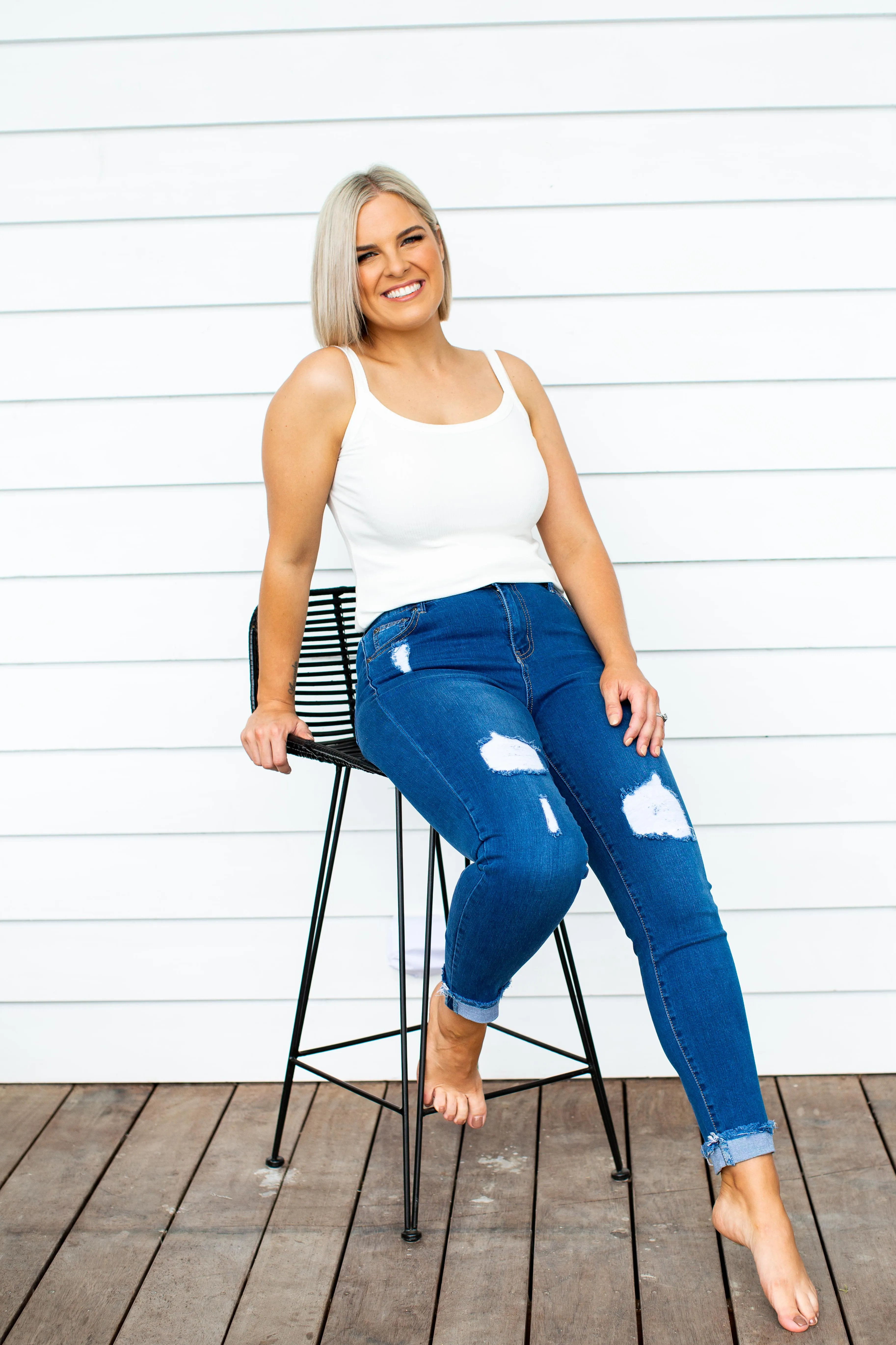 Peta Jeans in Dark Blue