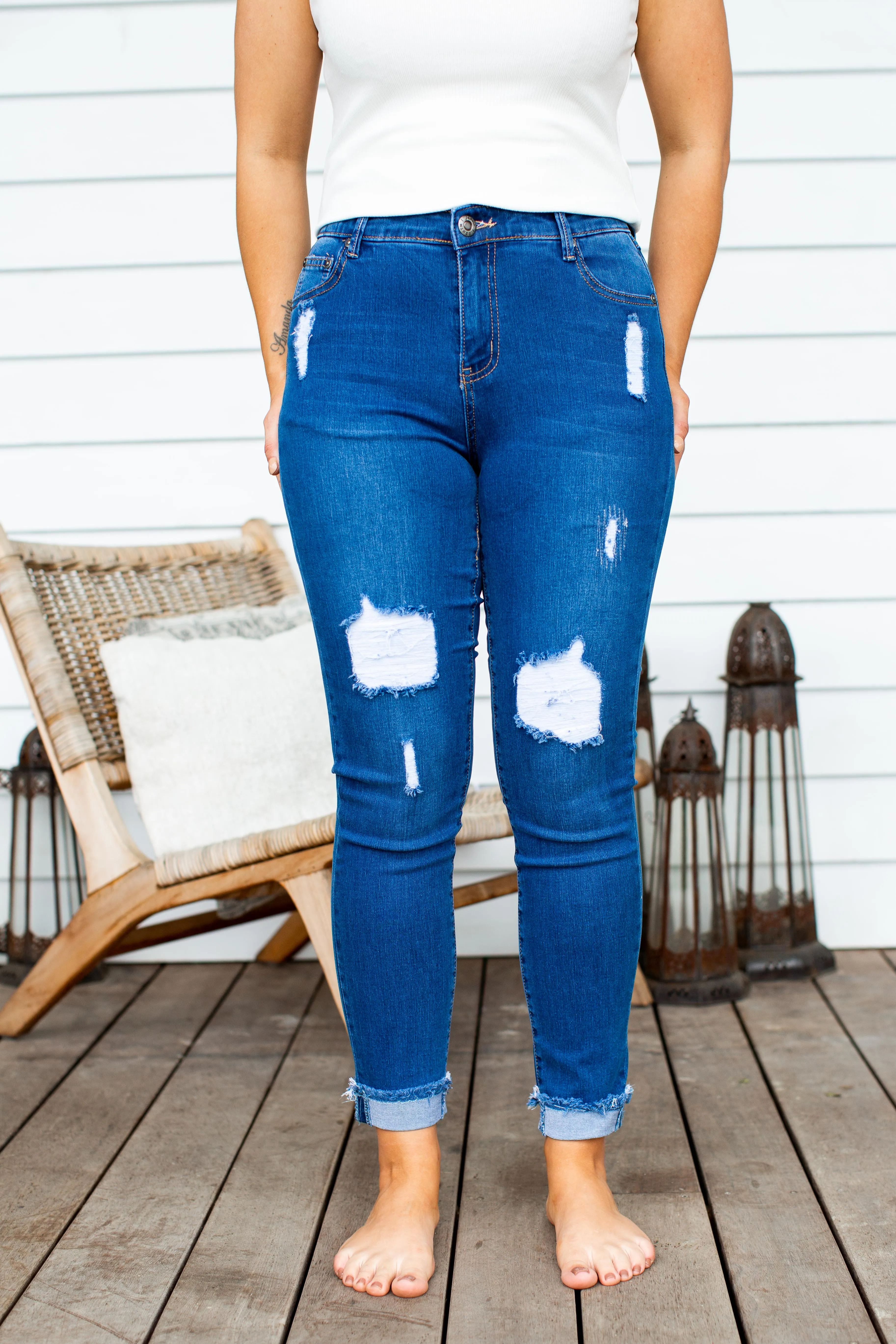 Peta Jeans in Dark Blue
