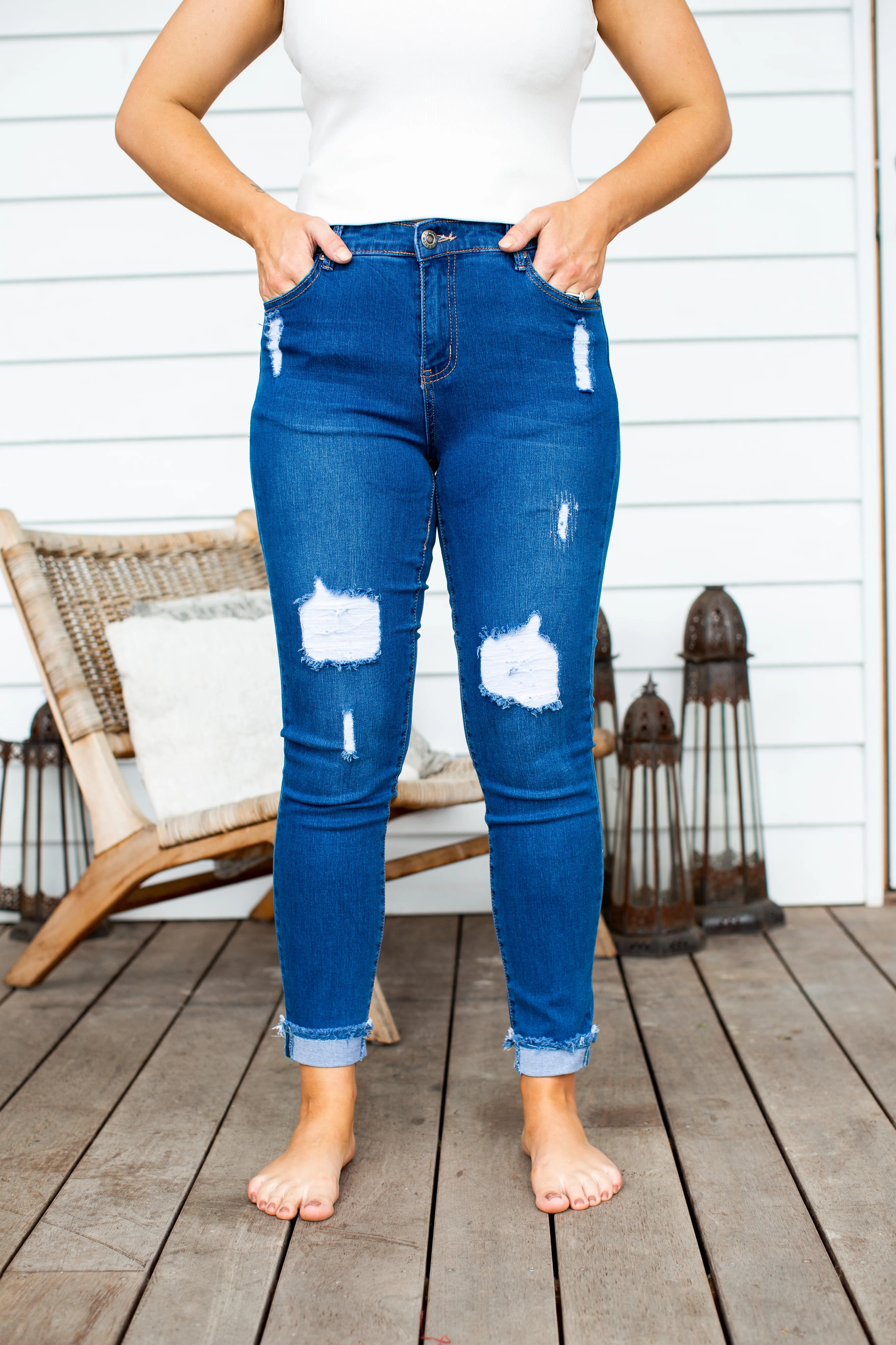 Peta Jeans in Dark Blue