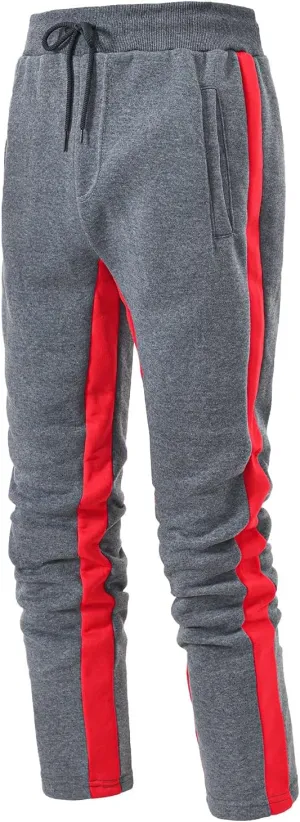 sdbrld Sweatpants For Men Men's Hip Hop Joggers Fashion Splice Drawstring Cargo Pants Hiking Running Sweatpants Trousers