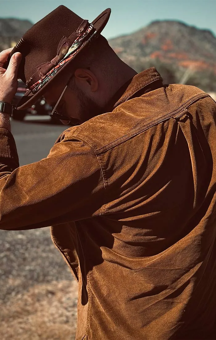 Stretch Corduroy Overshirt