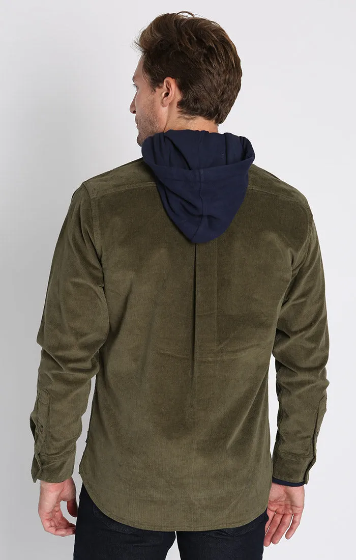 Stretch Corduroy Overshirt