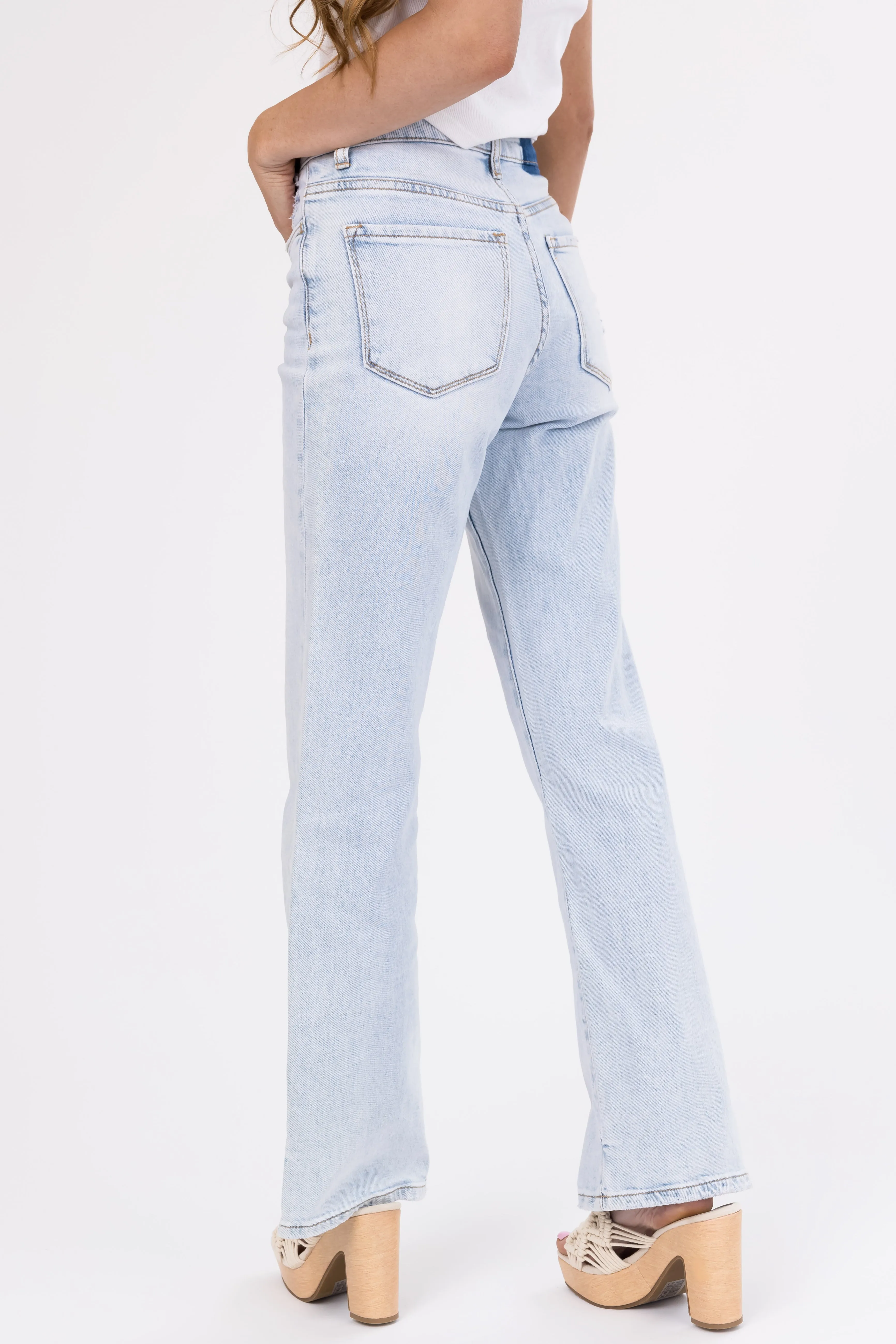 Vervet Light Wash High Rise Vintage Flare Jeans