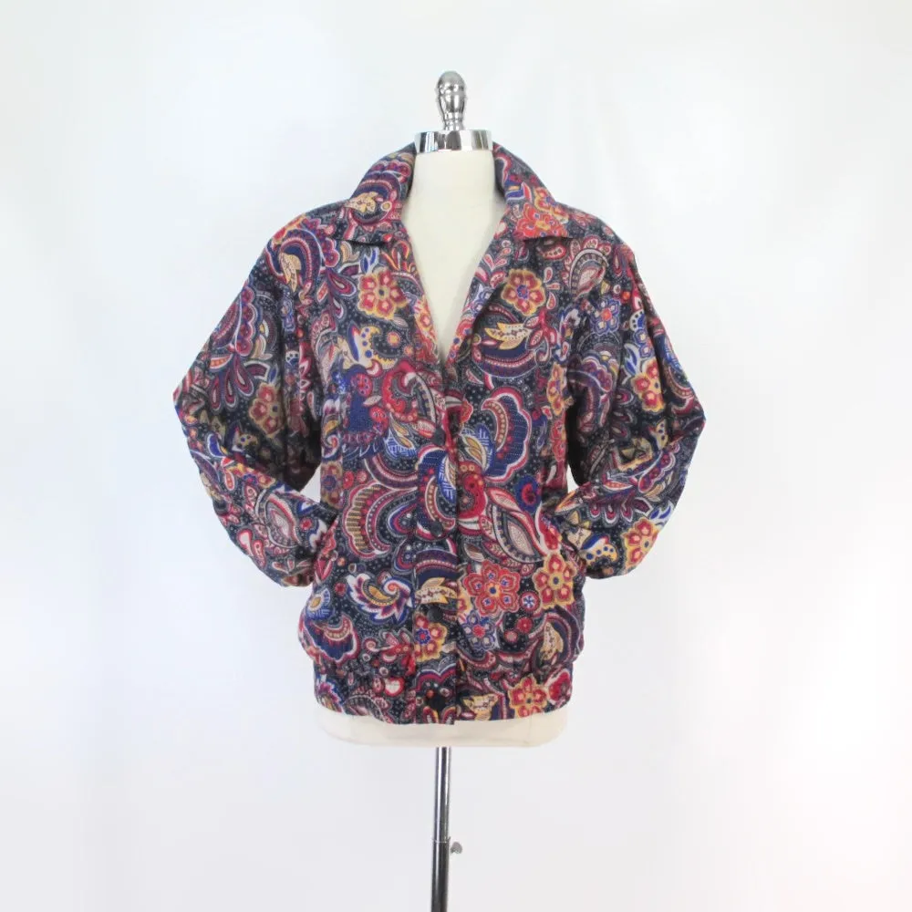 Vintage 80s Lilli Ann Quilted  Windbreaker | Jacket | Light Coat L