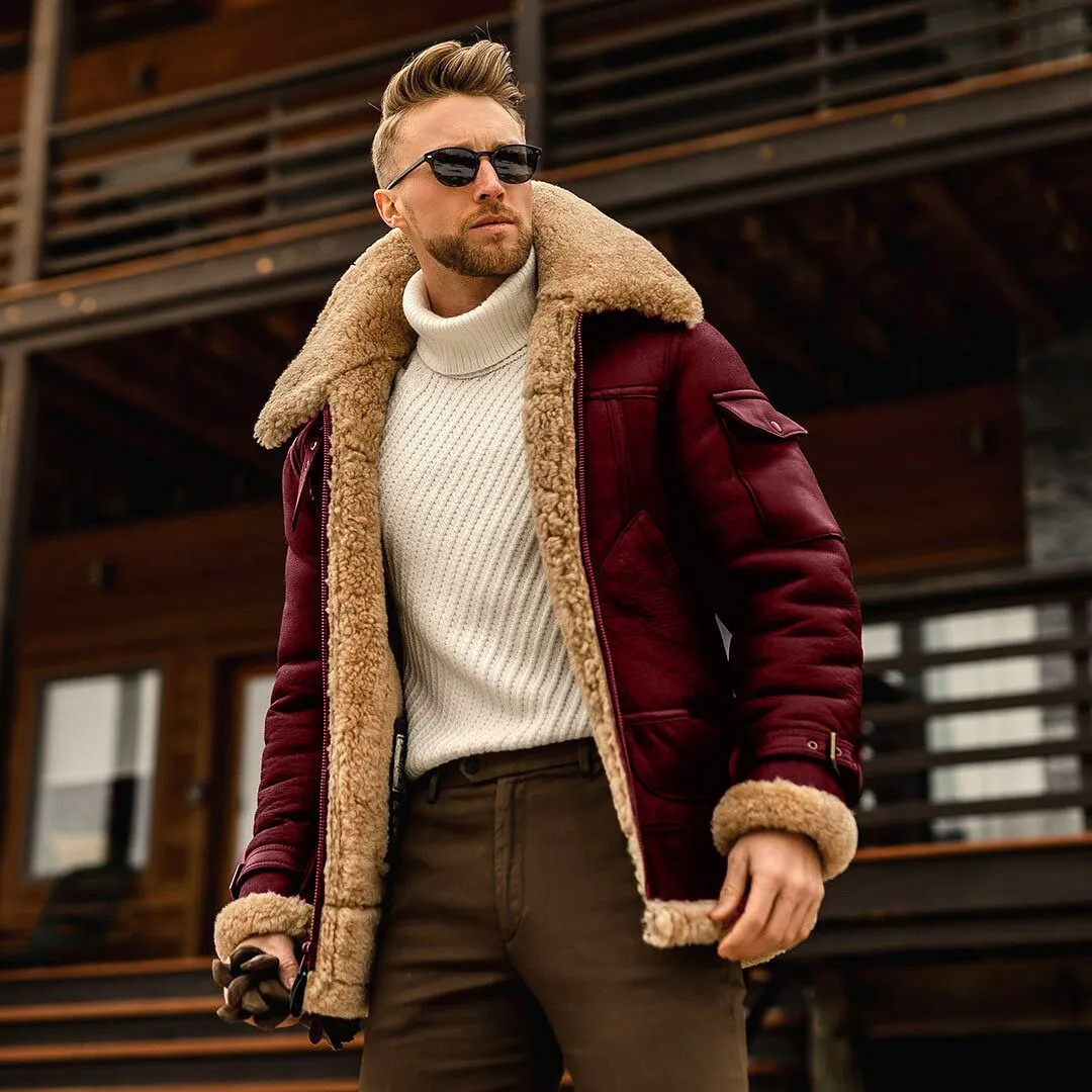West Louis Fur Western Vintage Warm Coat