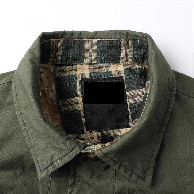 West Louis Solid Business Cotton Coat
